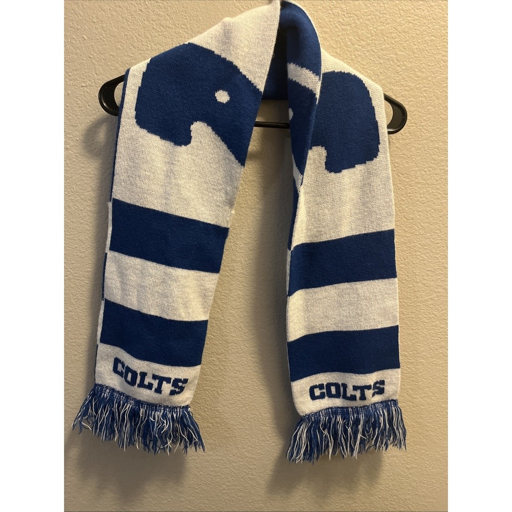 Indianapolis Colts Blue Knit‎ Soft Scarf 60" x 7.5 Blue